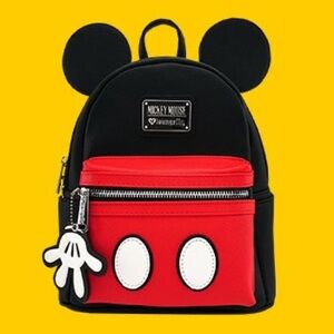 Mickey Mouse Classic Cosplay Ear Mini Backpack NWT